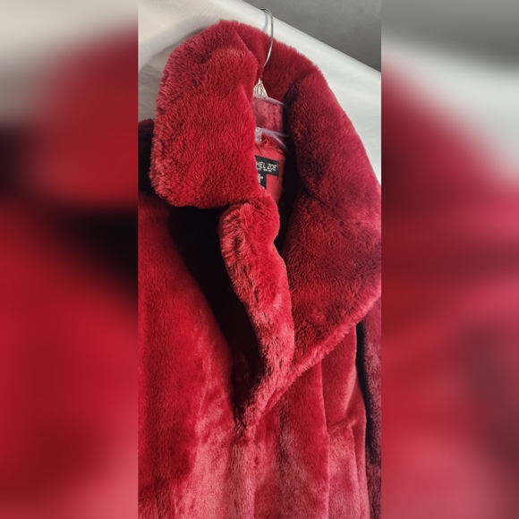 NEW Rachel Zoe FAUX Fur Coat Jacket Silky Soft & Fully Lined XS NWOT - Picture 4 of 9